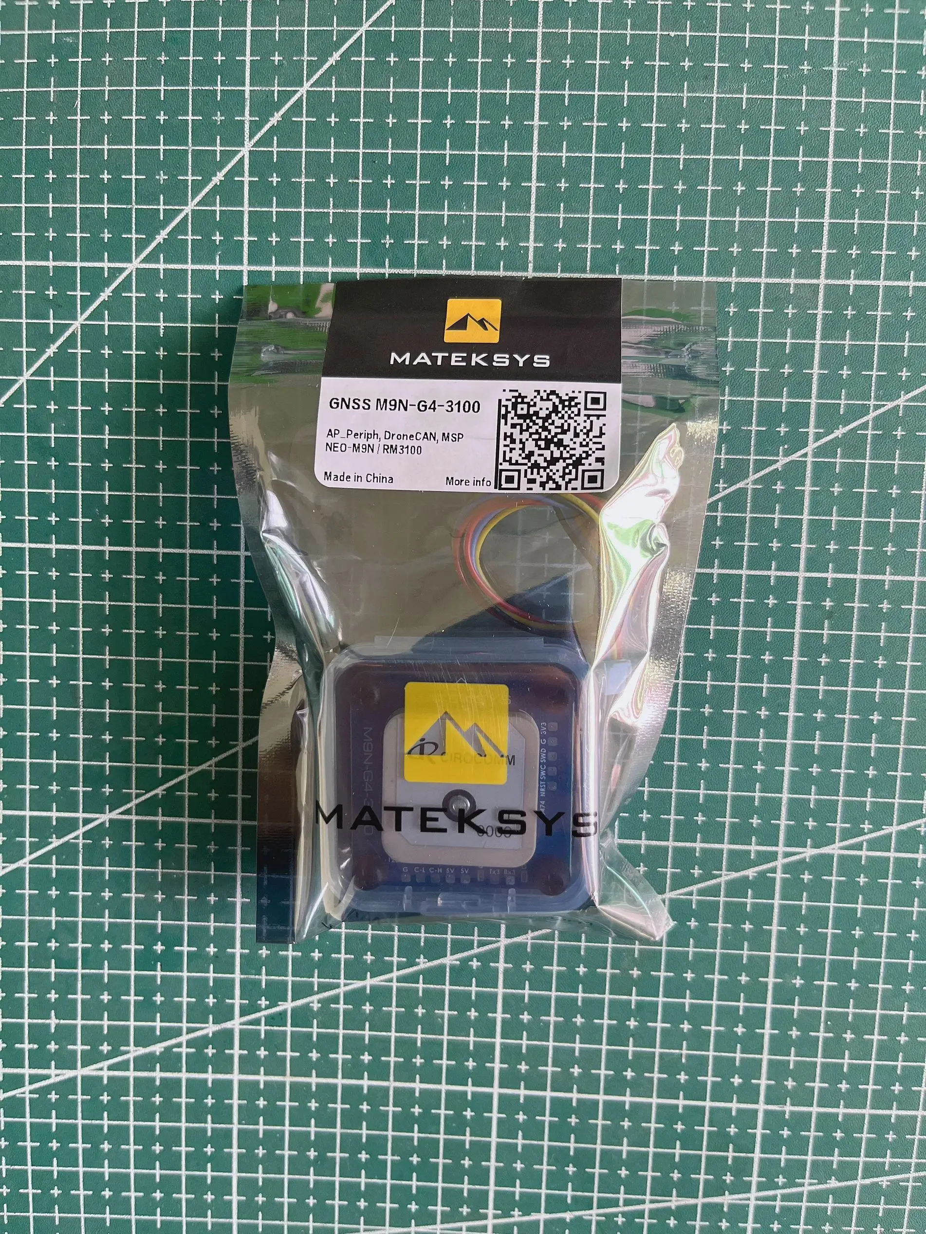 MATEKSYS MATEK AP_PERIPH CarCAN GNSS M9N-G4-3100 GPS G474 CAN RM3100 CAN protocol & UART_MSP, compatible with CAN FD