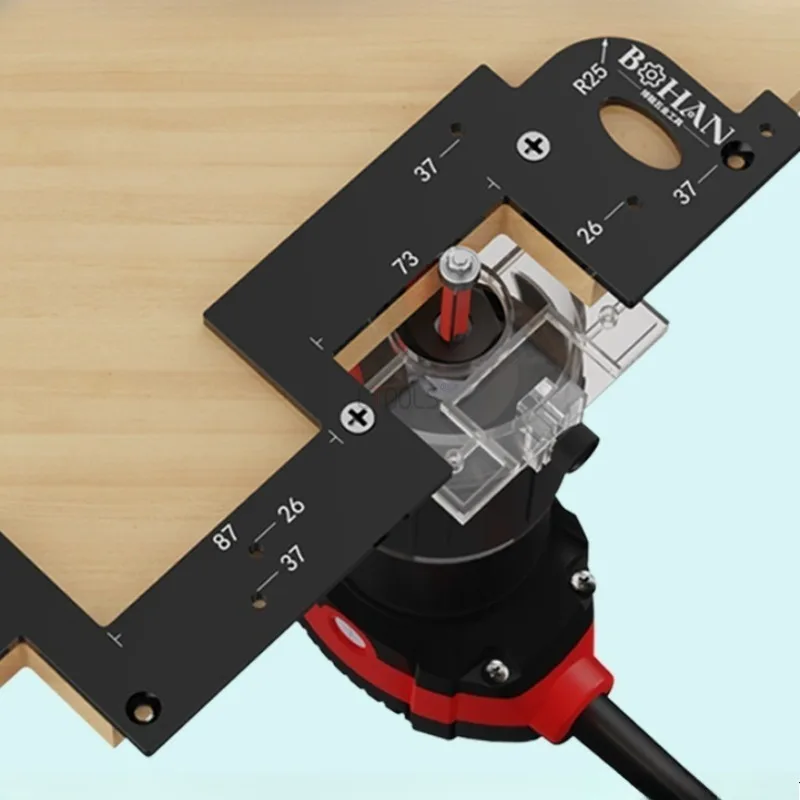 

Ручная долбежная форма для шкафа, деревообрабатывающий инструмент, дуга два в одном, вспомогательная обрезная машина для выравнивания канавок, божественный инструмент