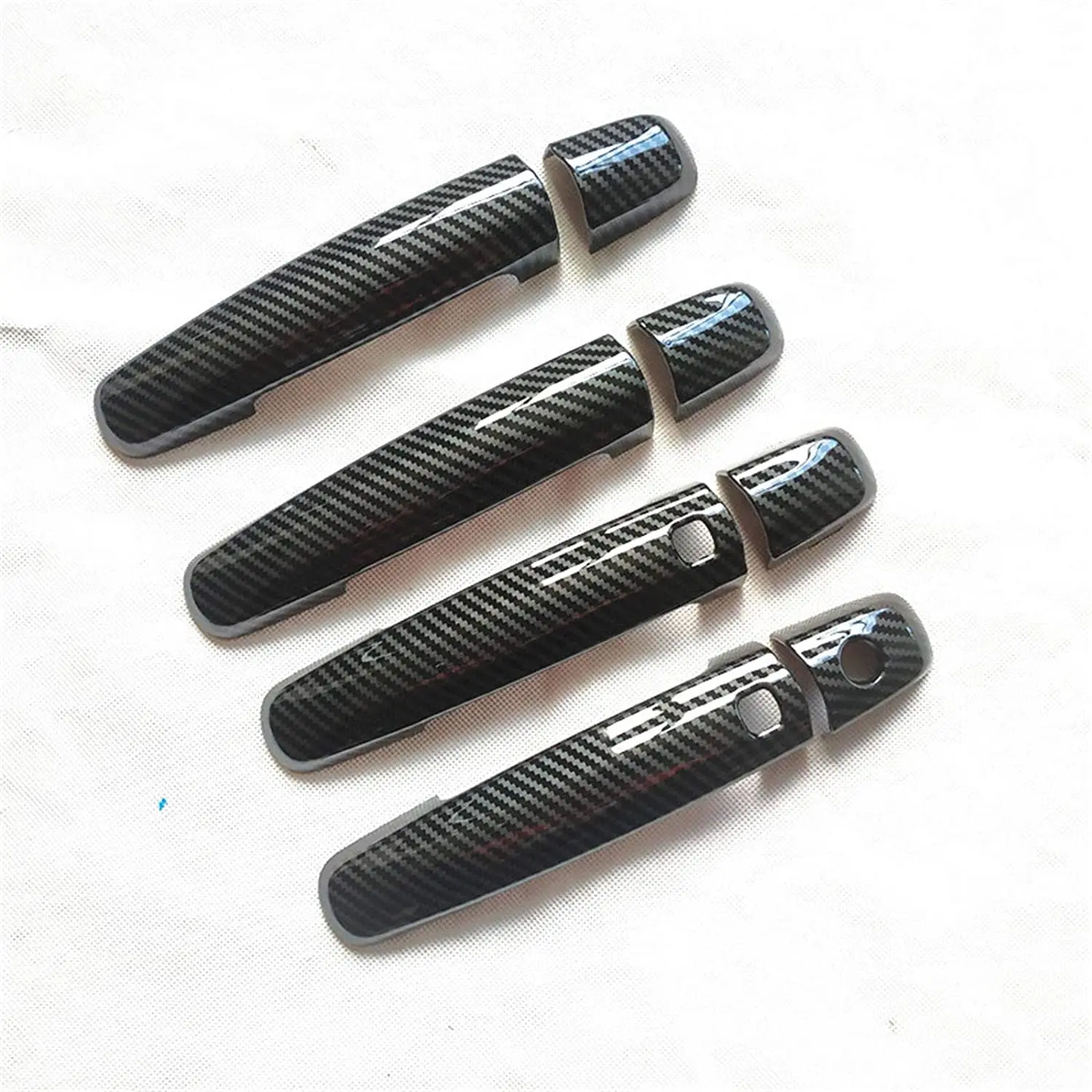 Super Sale Car ABS Carbon Fiber Door Handle Cover Chrome Trim for Suzuki Swift Vitara S-CROSS 2012-2018 Car Styling