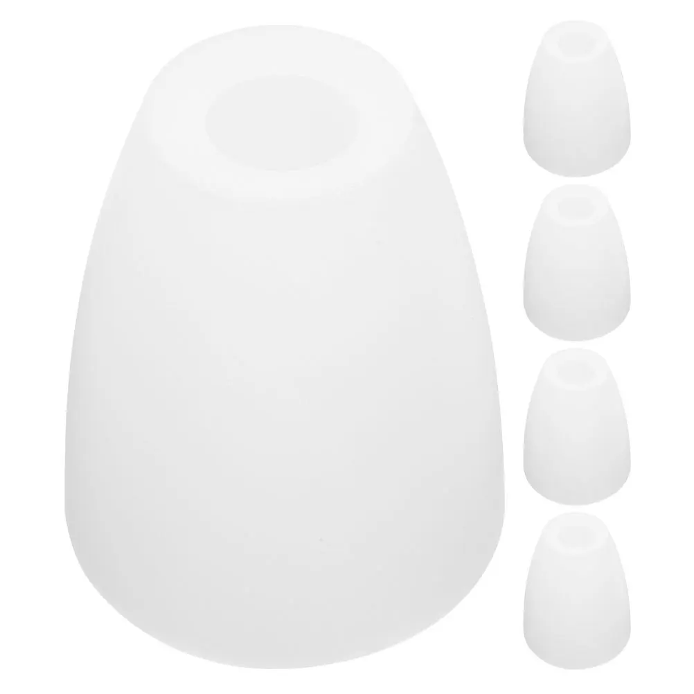 

5pcs Plastic Lamp Shades Flat Mouth Design Easy To Install Replacement For Floor Table Desk Lamp Decorative Light Cover
