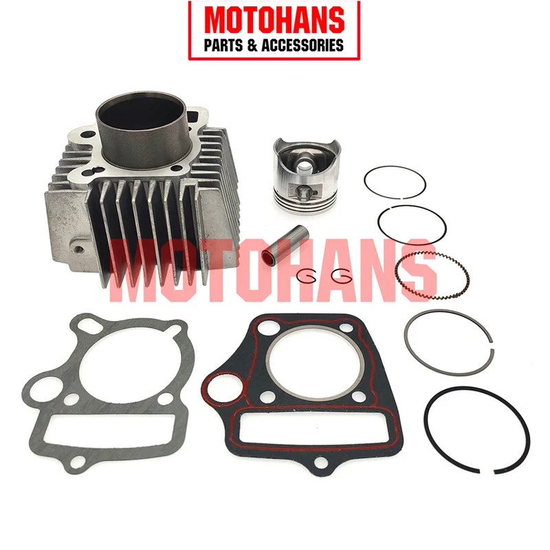 BX19080051 CD100 C100 POP100 50MM CYLINDER AND PISTON KIT WITH 13MM PIN 4T 100CC ENGINE PARTS FOR CUBS ATV CROSS DIRT BIKE