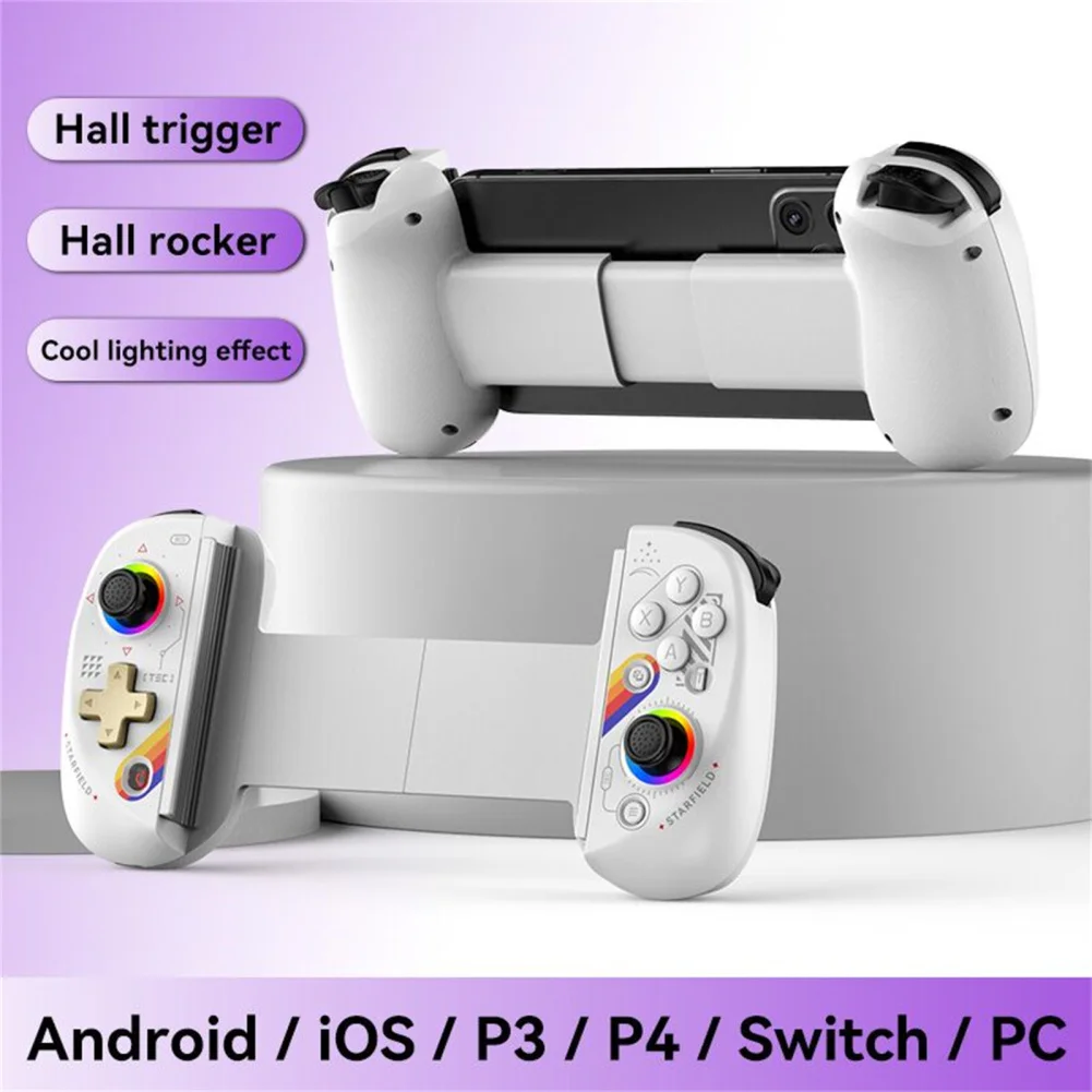 Bezprzewodowe rozciąganie z możliwością przedłużenia kontrolera do gier z joystickiem do telefonu IPhone z systemem Android ios Switch PS5 Gamepad akcesoria