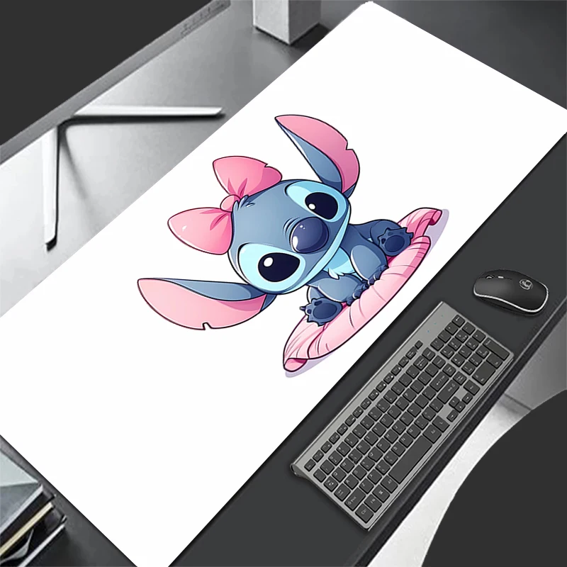 Imagem -04 - Ponto Kawaii Gaming Mouse Pad Esteira de Mesa Tapete de Teclado Grande Esteira de Mesa de Computador Presente da Menina Xxl