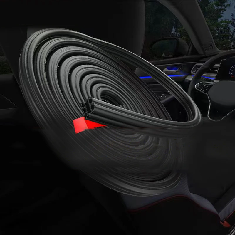 5 metrów/zestaw paski uszczelniające samochodu trójwarstwowy zagęszczony pasek uszczelniający uniwersalna izolacja akustyczna listwy pogodowe akcesoria dźwiękoszczelne