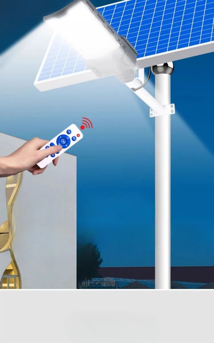 Solar Street Light Modern LED Ultra Bright Lighting Outdoor Waterproof Courtyard Light Household Curved Wide-angle Street Light