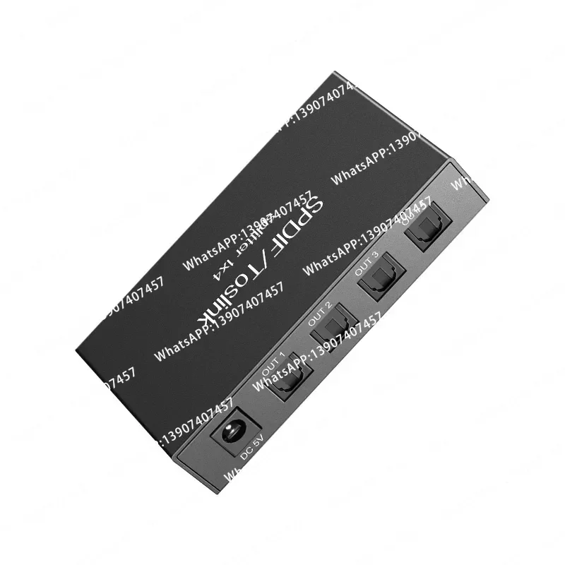 Yue Chuangxing, fiber optic spdif digital audio splitter one in four out 1 minute 4 audio splitter splitter