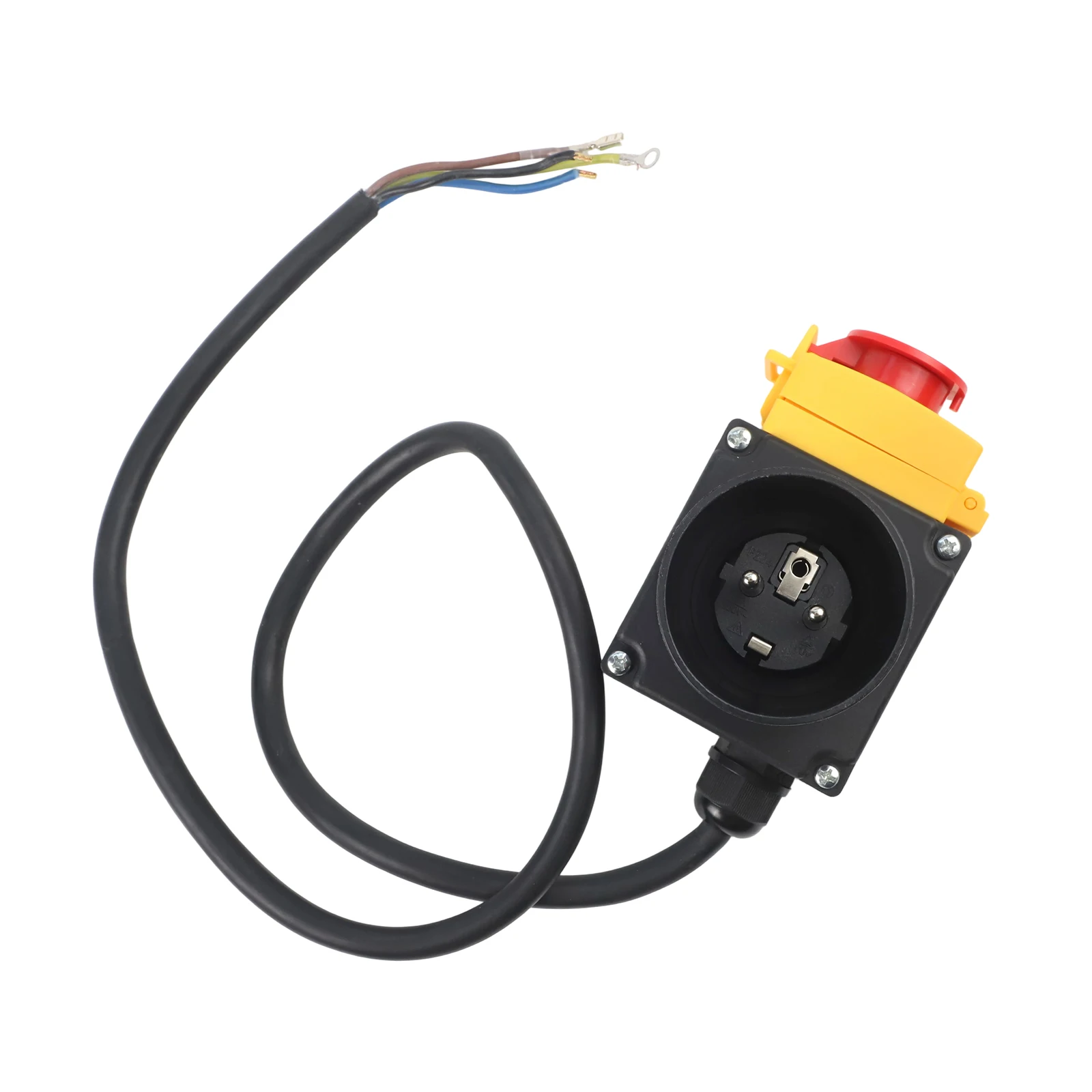 Electromagnetic Switch KOA7 with Self Locking Function 250V 12A for Wood Splitting and Industrial Automation Machines