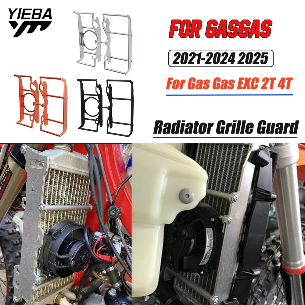 

FOR GasGas Gas Gas EXC 2T 4T 2021 2022 2023 2024 2025 Motorcycle Radiator Guard Grille Cover Water Tank Guard Protection