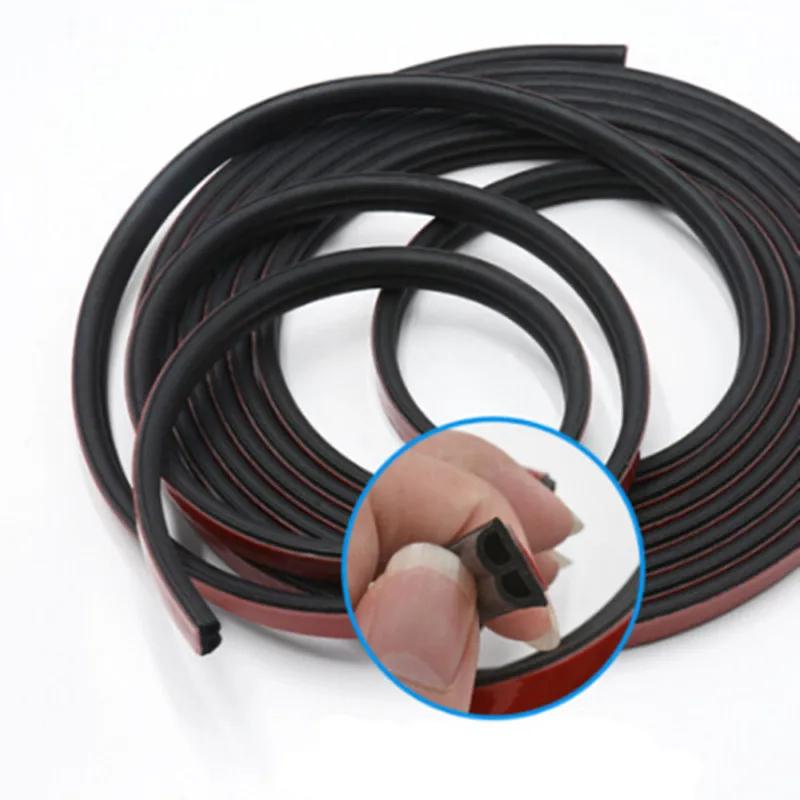 5M Car Door B Shape Rubber Weatherstrip Seals for Lifan X60 Cebrium Solano New Celliya Smily Geely X7 EC7/BYD