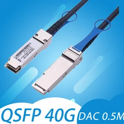 40GQSFP+ DAC Cable Passive Direct Attach Copper for Cisco QSFP-H40G-CU0.5M 3M Mellanox INTEL JUNIPER