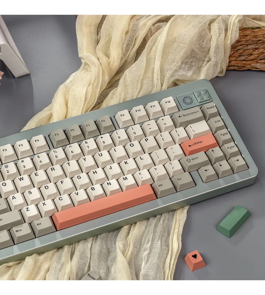 Two-color personalized mechanical keyboard keycaps full set ABS two-color molding cherry original factory height adaptation 64