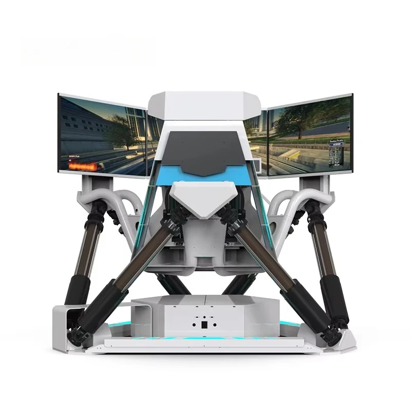 Renixsim Virtual Reality Kids Entertainment Park Racing Car Game Simulator Cockpit