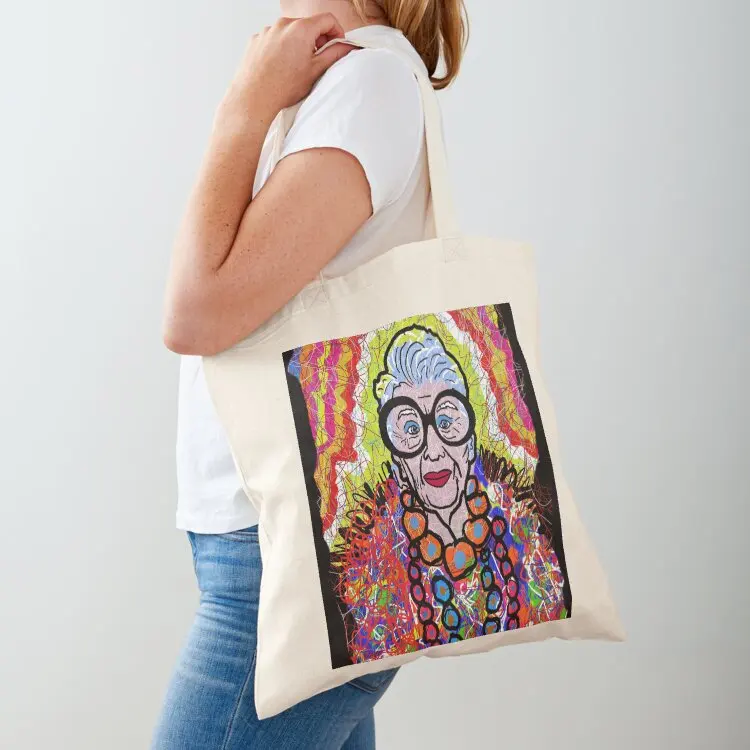 

Iris Apfel Tote Bag custom tote bag Lady bags custom fabric bag the tote