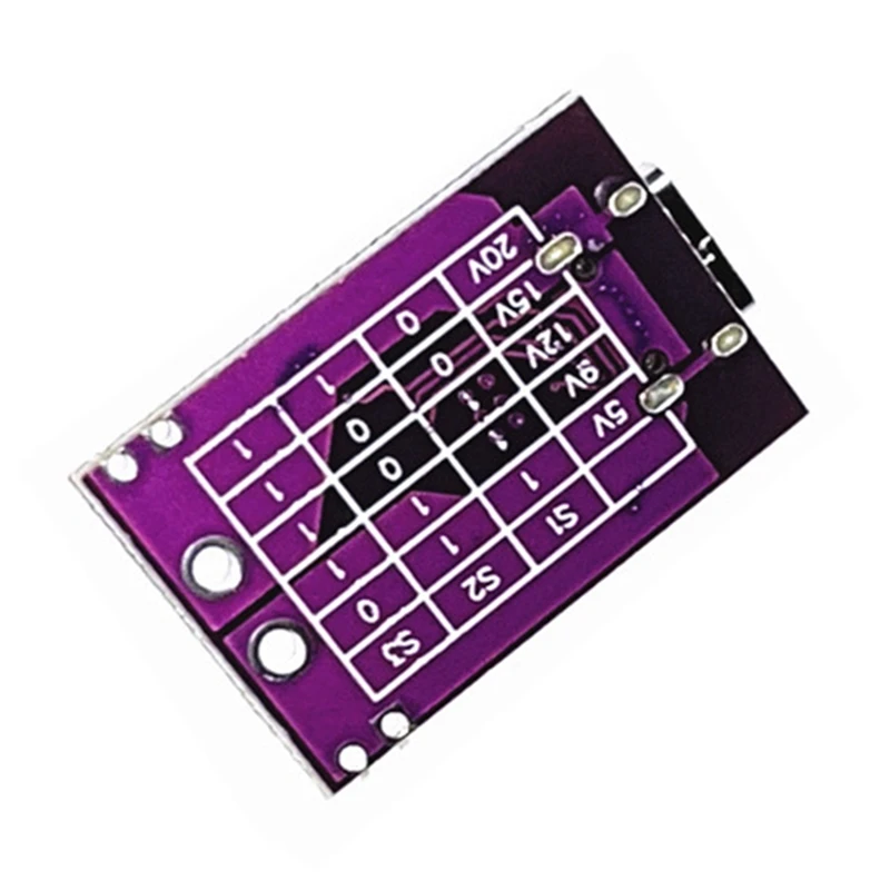 24-uurs levering 1 stuks Type-C QC PD2.0 PD3.0 naar DC Spoof Fast Charge Trigger Poll Detector USB-PD Notebook Voeding Verandering Bo