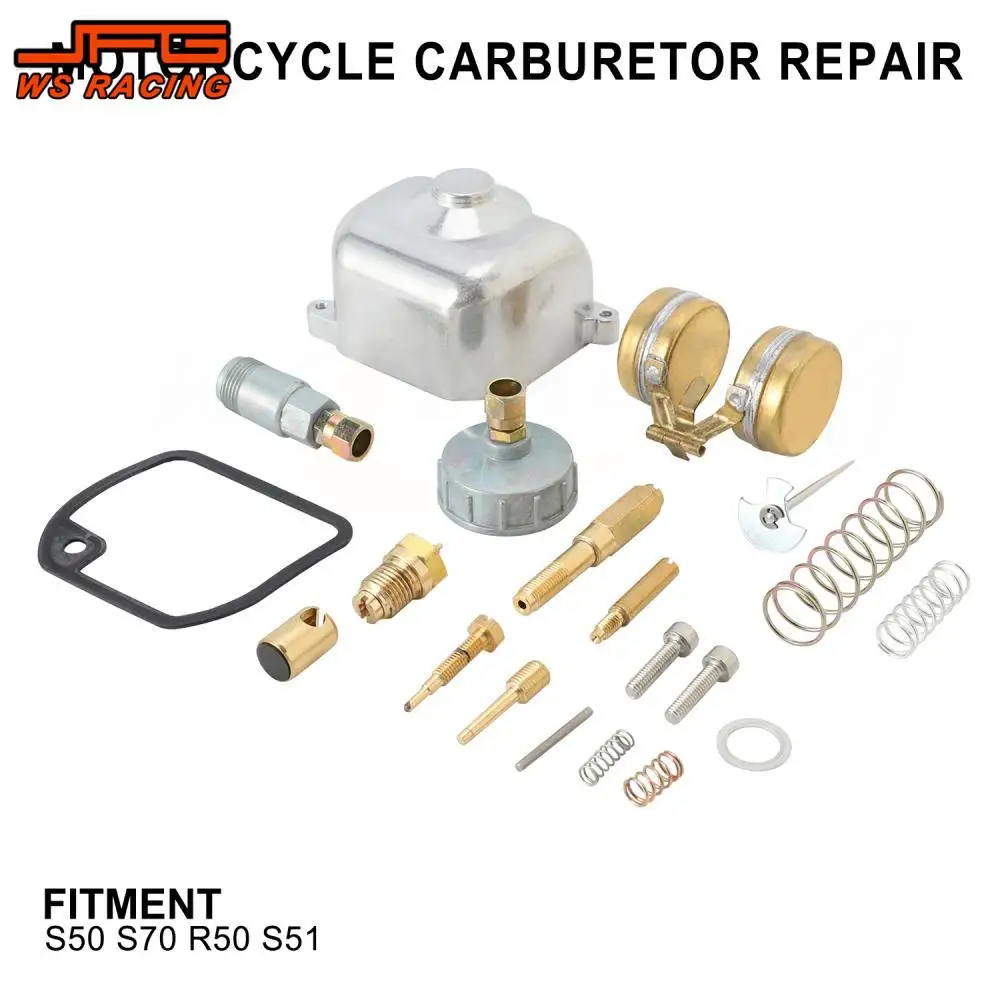 1 Set Carburetor Repair Fix Kit Rebuild Tool For Simson 16N1-11 S50 S70 R50 S51 Dirt Pit Bike Moto Parts Motorcycles Accessories