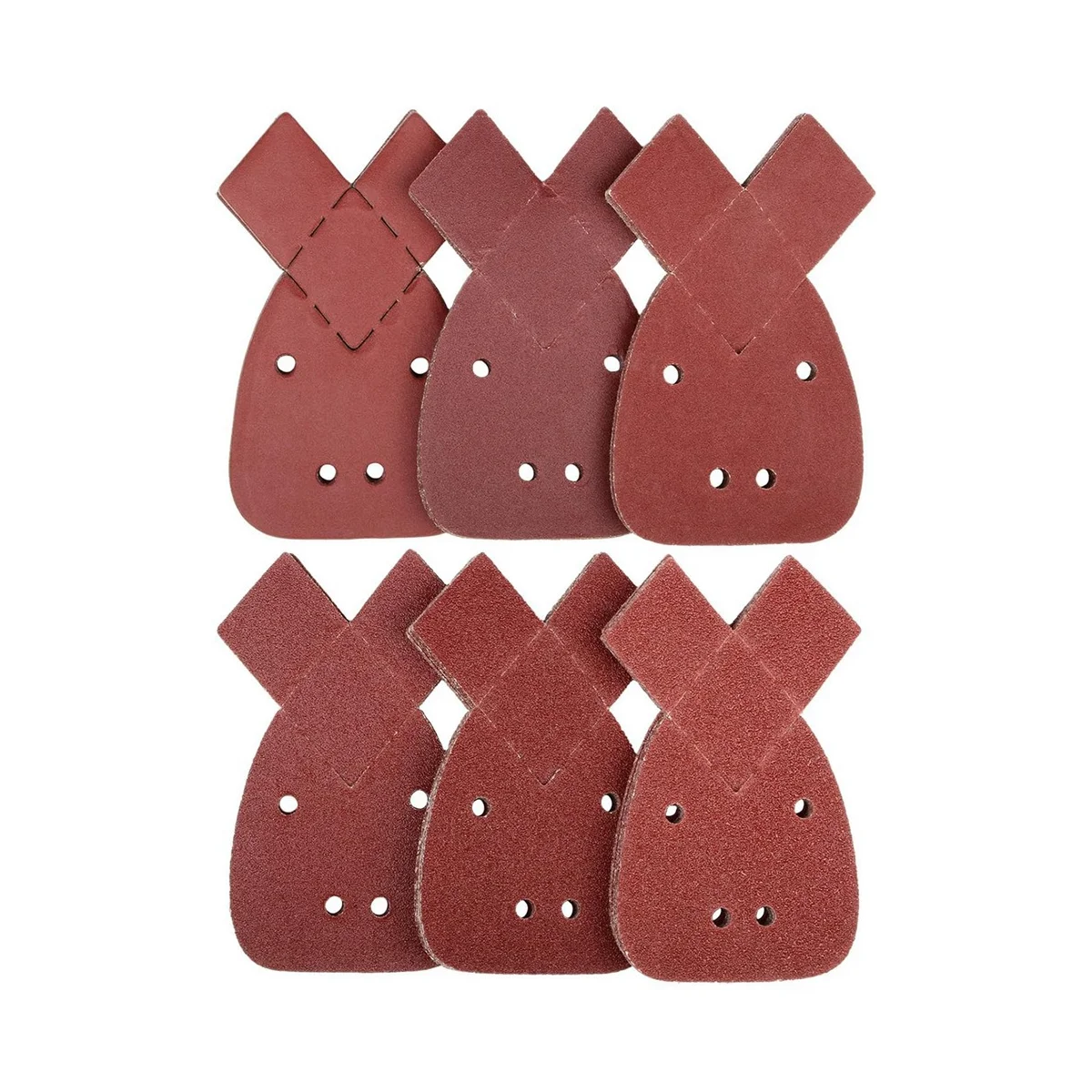 

ABIS-60Pcs Sander Pads, 10 x 40/60/80/120/180/240 Mouse Sander Pads Mixed, Mouse Sanding Pads