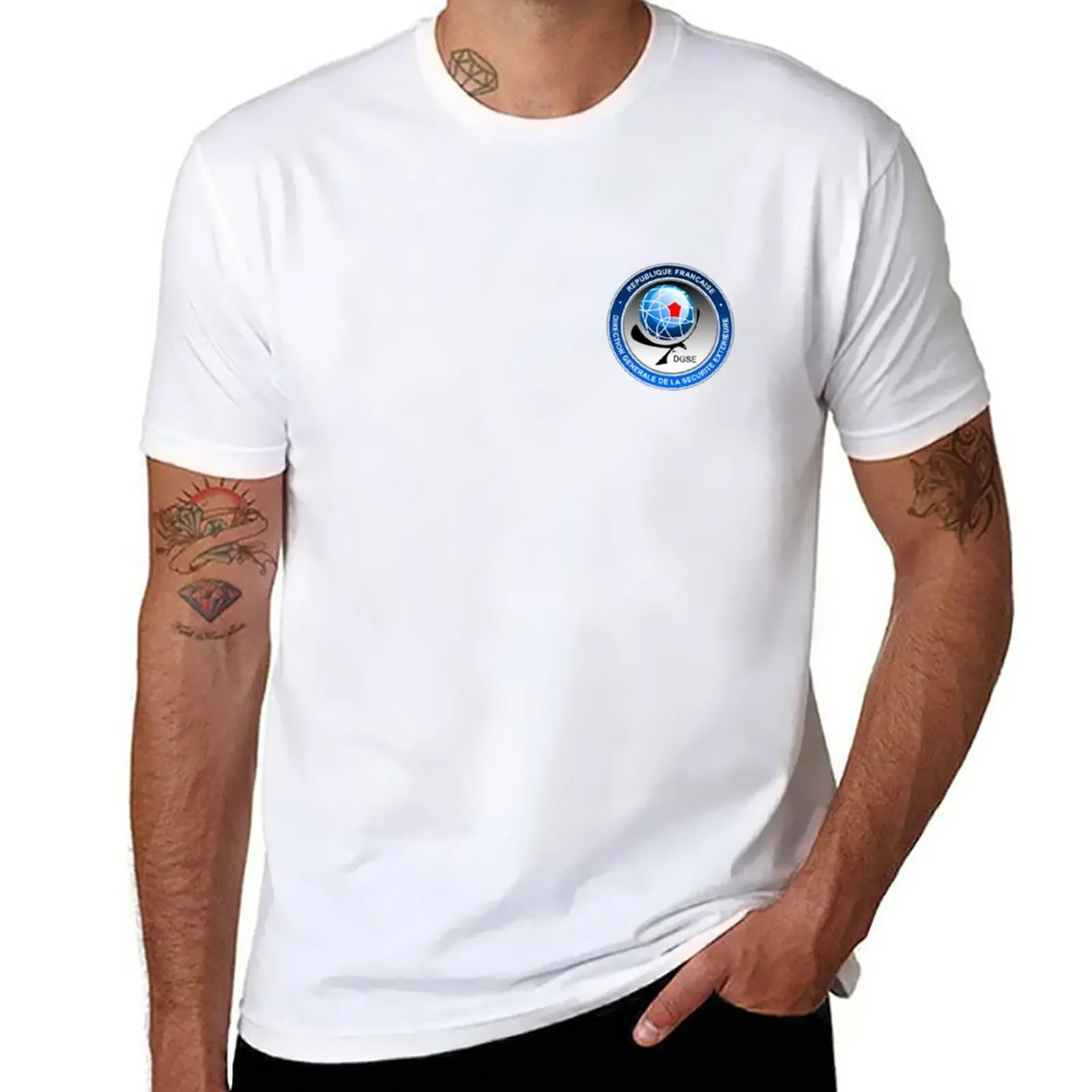 

DGSE logo T-Shirt oversizeds funnys big and tall t shirts for men