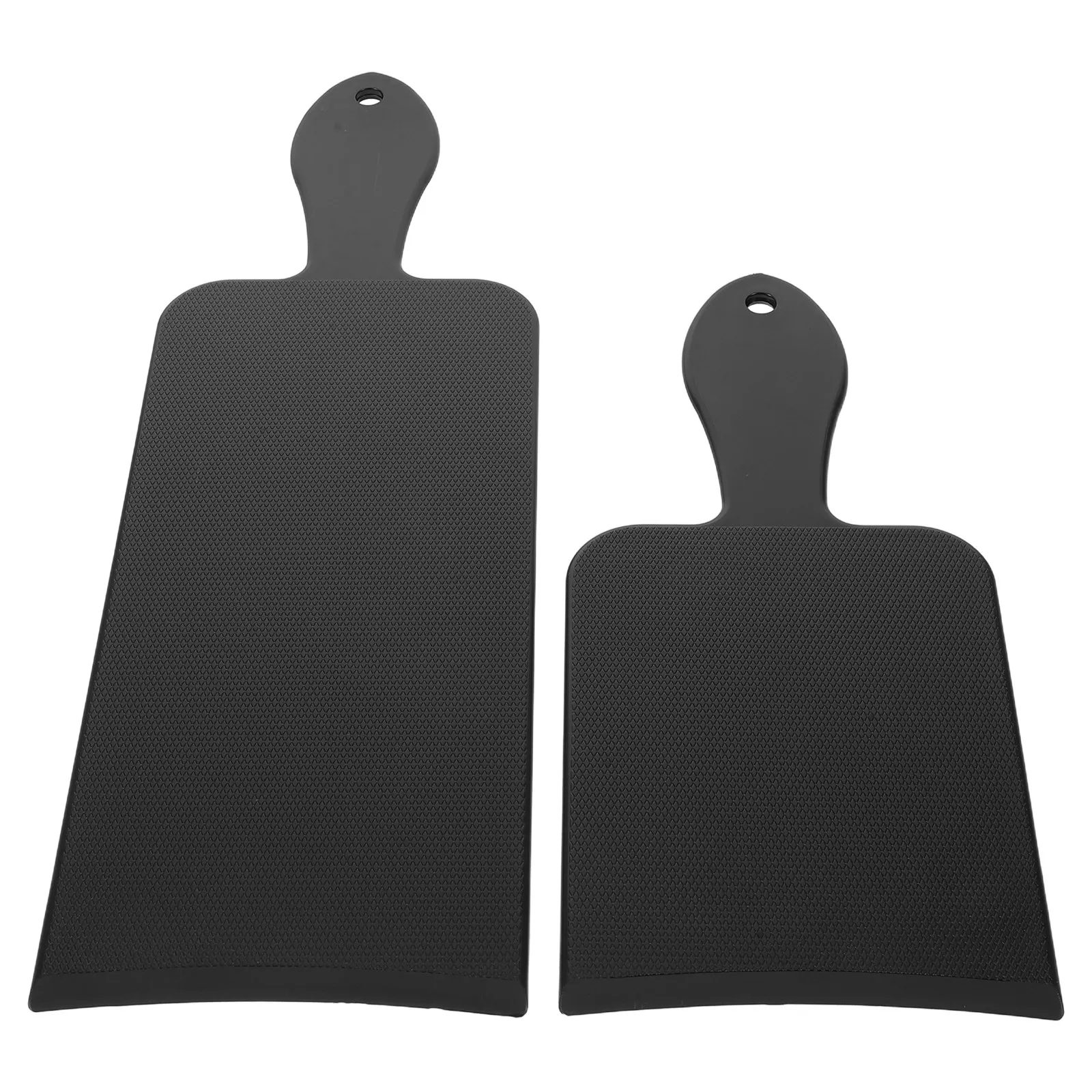 2Pcs Highlighting Board Set Curved Handle Hair Coloring Tool Salon Foil Board for Short Hair Bleaching Precision Use