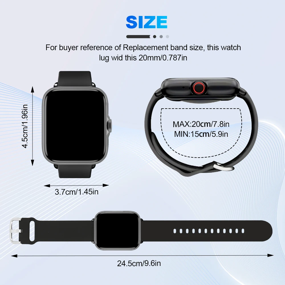 スポーツ用スマートウォッチ マルチダイヤル Bluetooth 通話 防水 多機能 睡眠モニタリングウォッチ