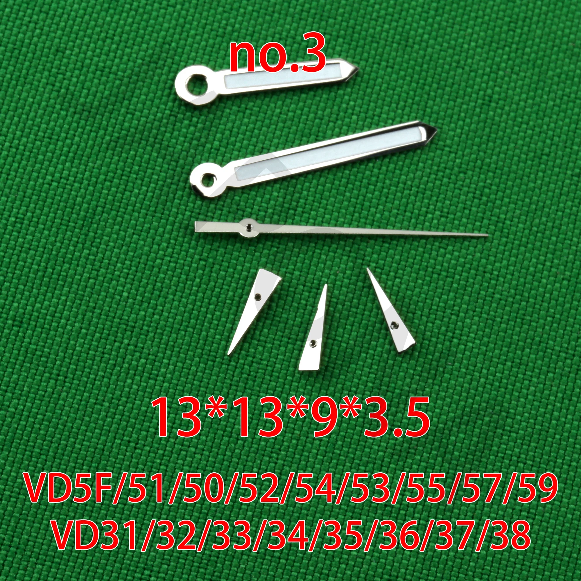 VD Series watch movement hands for TMI VD53 VD57 VD54 VD55 VD50 VD51 movement pointer VD33 VD34 VD31 VD32 VD36 luminous hand