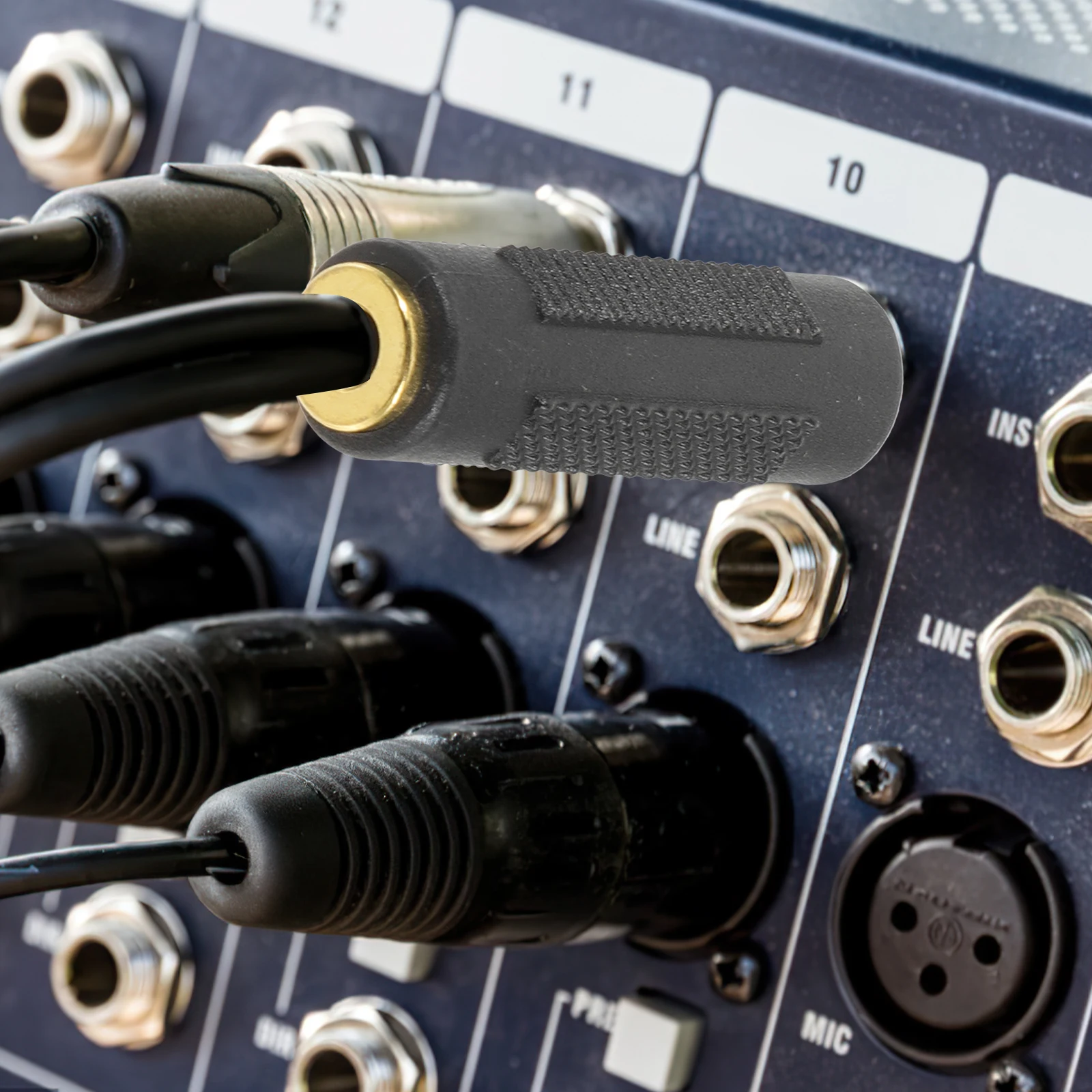 

4pcs Audio Adapter 3.5mm Female to Female Connector Gold Plated Stereo Microphone Laptop Headset Cable Gender Changers Computer