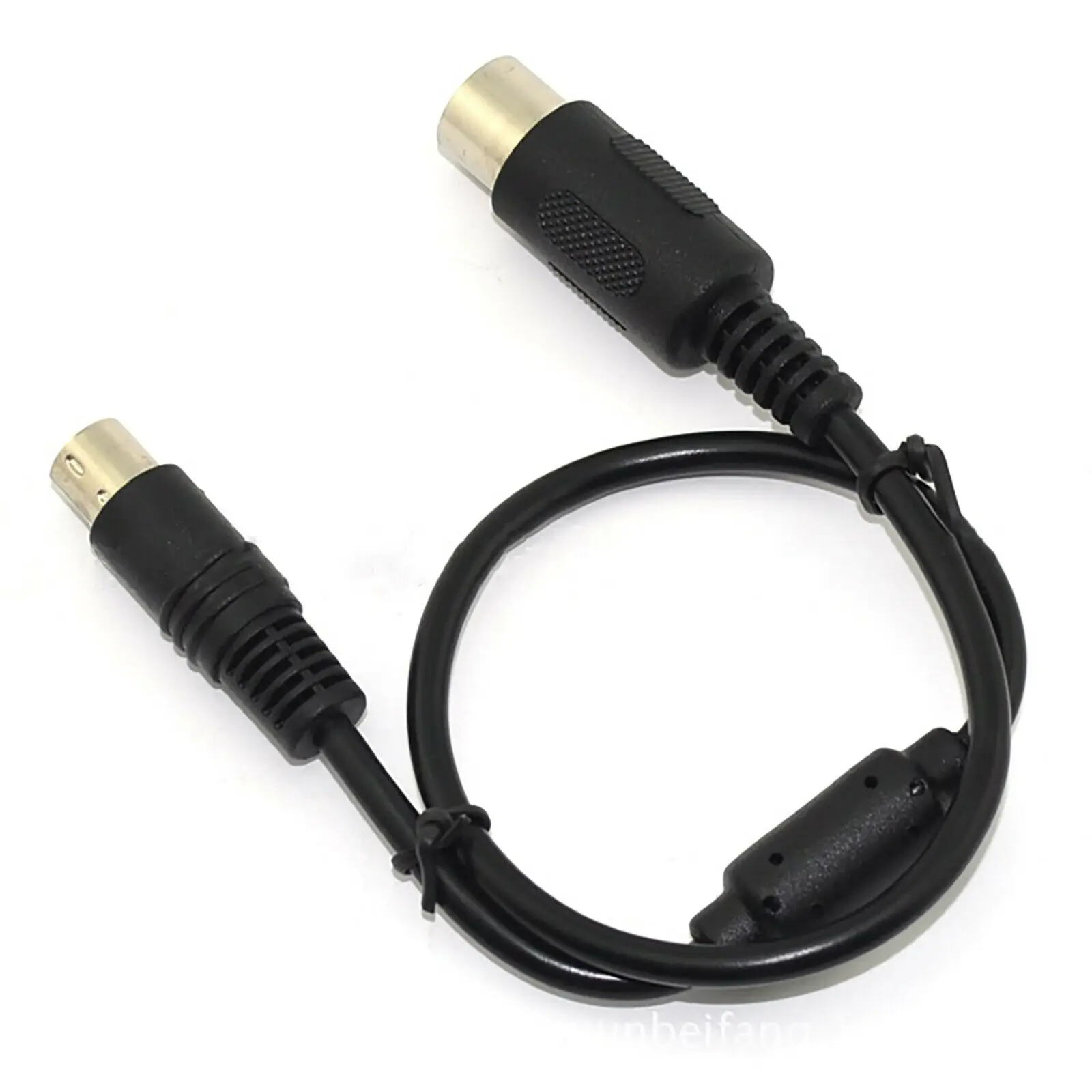 1Pc 40cm Black Connector Link Patch Cable For SEGA 32X To SEGA Genesis 1 Generation Console 4N OFC Plastic Connector Link