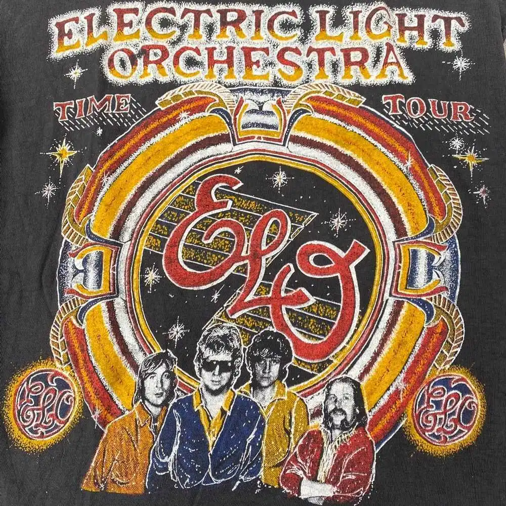 

Vintage 80s Electric light orchestra time tour All Size Shirt KH1070