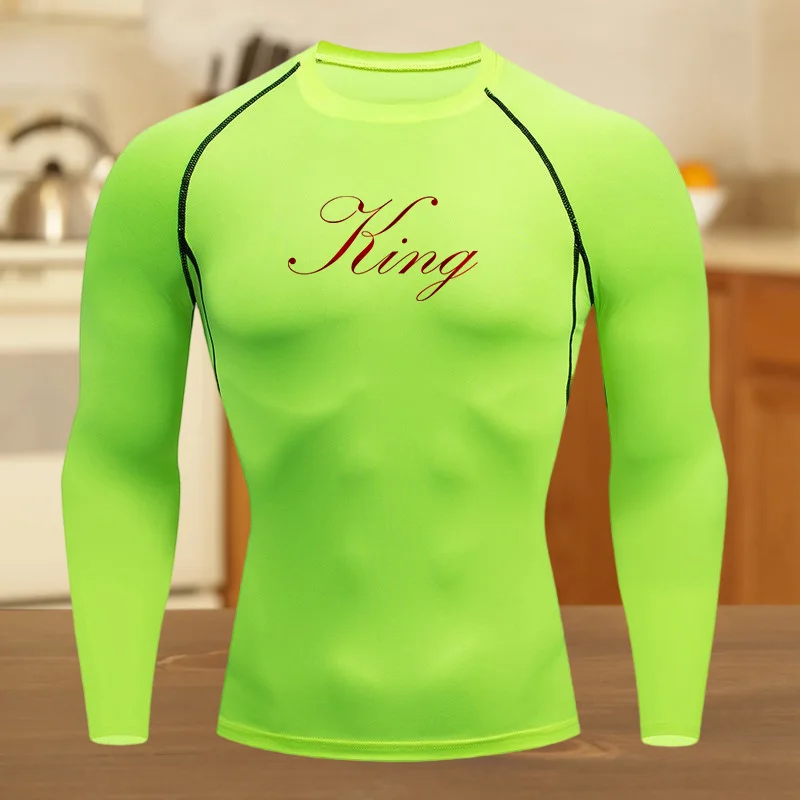 قمصان ضغط جرافيك للرجال في صالة الألعاب الرياضية والجري، تي شيرت صيفي رياضي سريع الجفاف، تي شيرت بأكمام قصيرة للحماية من الطفح الجلدي