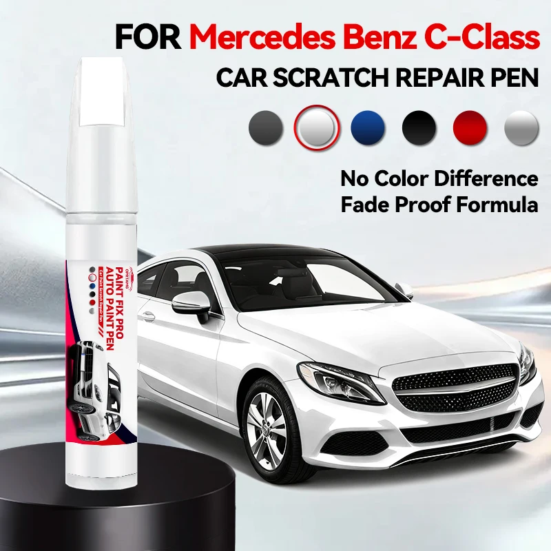 

Ручка-корректор для ремонта лакокрасочного покрытия Mercedes-Benz C-Class 1993-2026 W204 W205 W206, средство для удаления царапин, аксессуары для авто, черный, белый