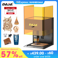 DAJA DJ6 Pro Laser Engraver Portable Safety Cover Cut Business Engraving Machine for Metal JewelryWood Acrylic Glass Leather