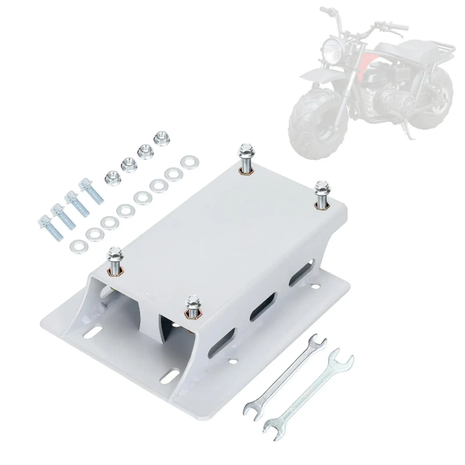 

Torque Converter Motor Riser Plate Replacement High Performance 1 3/4 inch Lift for Coleman Mini Bikes 196cc/212cc/224cc
