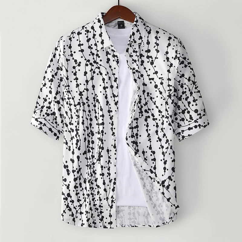 

Ice Silk Casual irt Men's ort Sve Summer New Korean Sle Trendy Top Haome Youth Loose Fit irt Faionable Urban ...