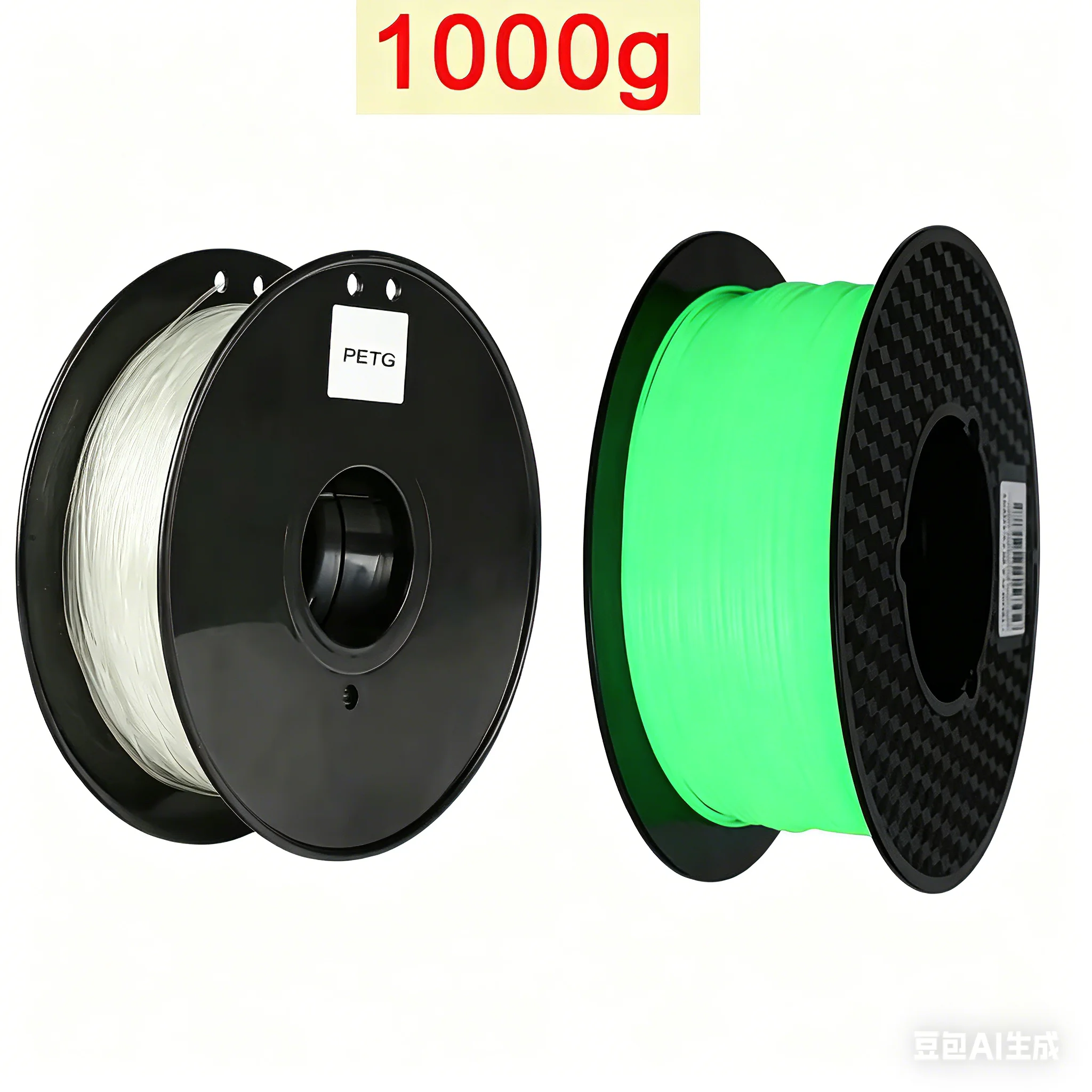 

Glow In Dark Filament 1.75mm 1kg 3D Printer Filament High Toughness Transparent Petg Luminous Blue Green Pink