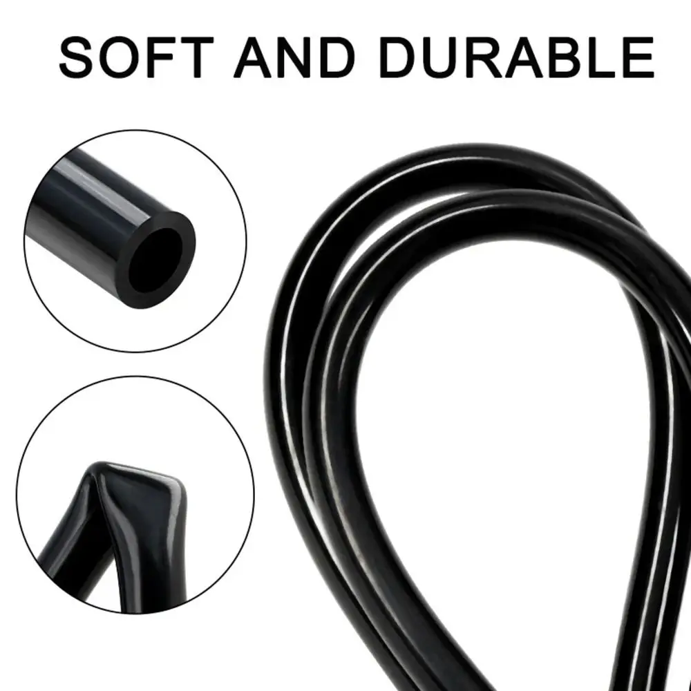 1Pcs ID2-6mm Food Grade Silicone Tube Black Food Grade Silicone Soft Silicone Hose High Temperature Resistant Smooth Surface