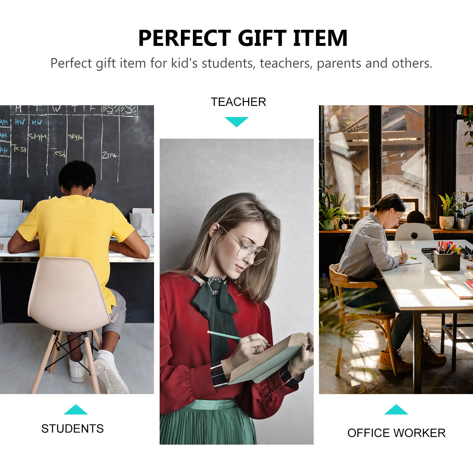 

Work Desk Hexagonal Pen Holder for Aesthetic Pencil Makeup Organizer Vanity Cute Blue Storage Cup Student