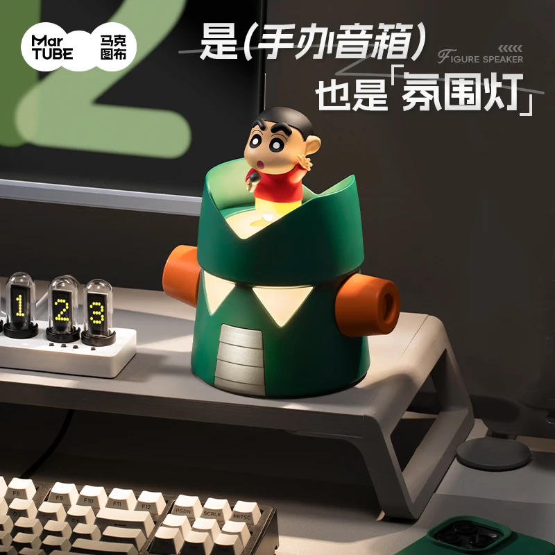 

MARK TUBU карандаш Шинчан робот динамик аниме Bluetooth динамик фигурка Коллекционный декор для стола подарок