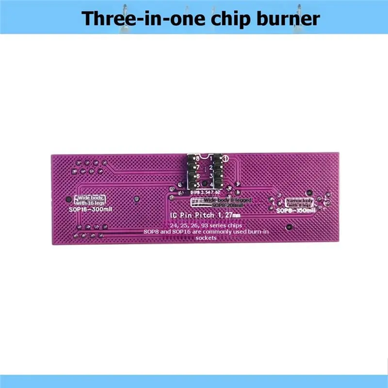 For RT809H.F Programmer Sockets 3In1 Spring-Loaded To DIP8 Adapter