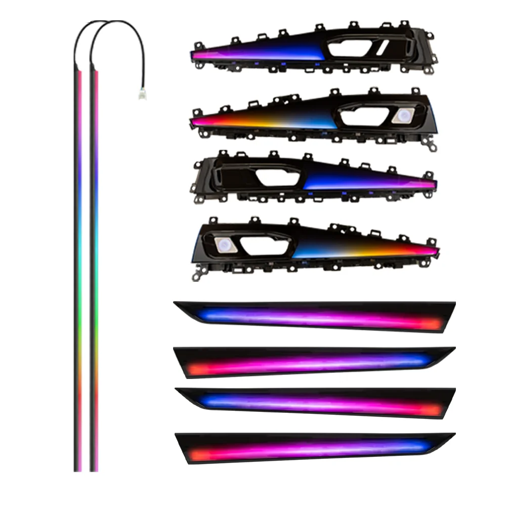 

Для Honda Accord 2017-2025: Обновленная светодиодная атмосферная подсветка салона Symphony Iridescent Lighting, запчасти для автомобилей LHD/RHD