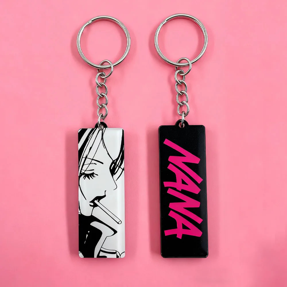 Nana Anime Character Keychain Oosaki Nana Double-Sided Acrylic Key Tag Fan Collectible Gift For Backpacks And Accessories
