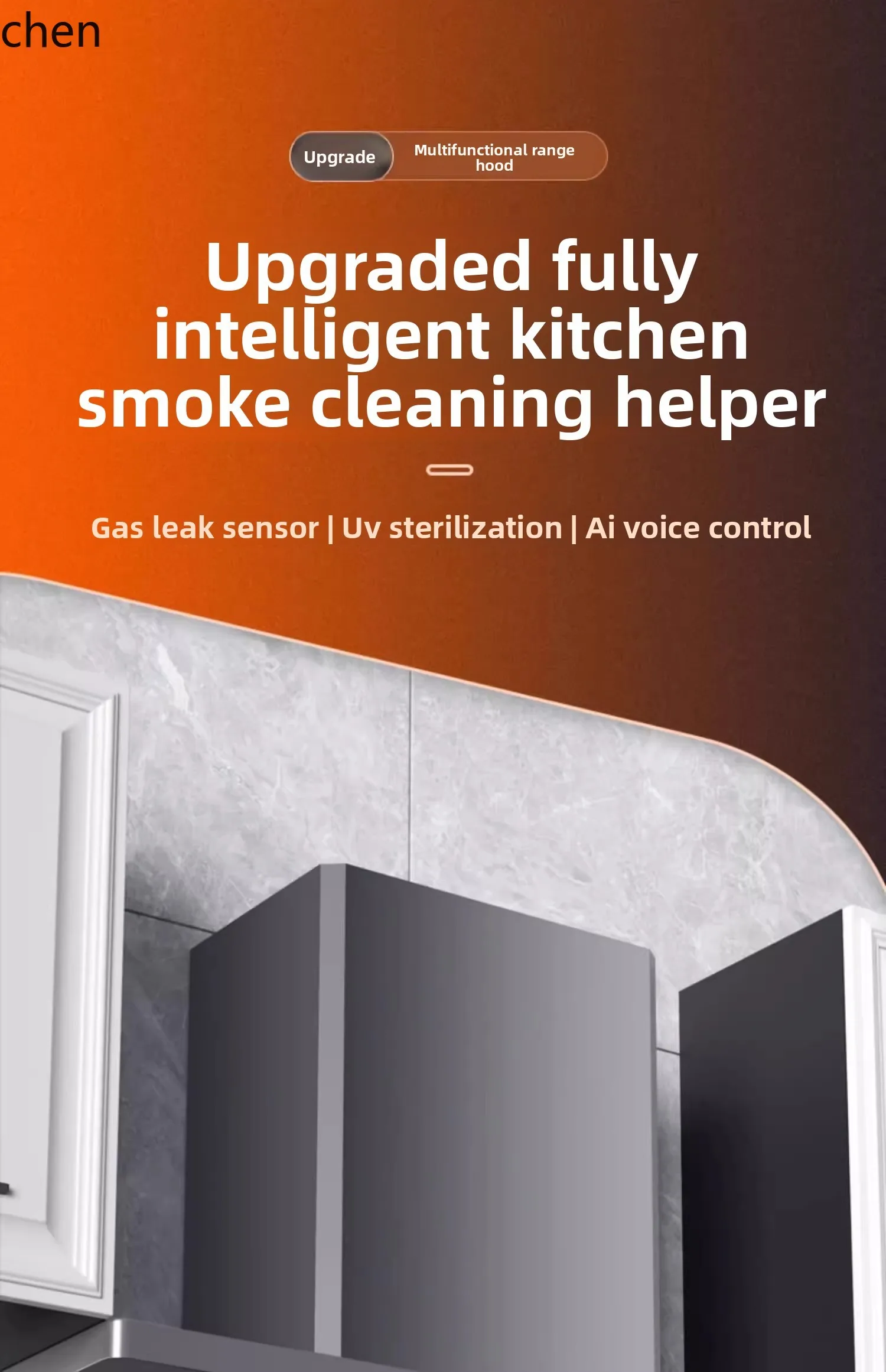 

LXC range hood household kitchen wide top side double suction intelligent frequency conversion large suction smoker gas