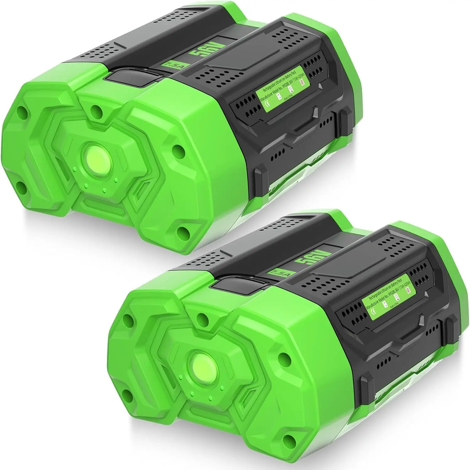 2Pack 5.0Ah BA2800 BA4200T Battery Replacement 56V Lithium Compatible Power Tools BA4200 BA1400 BA2240