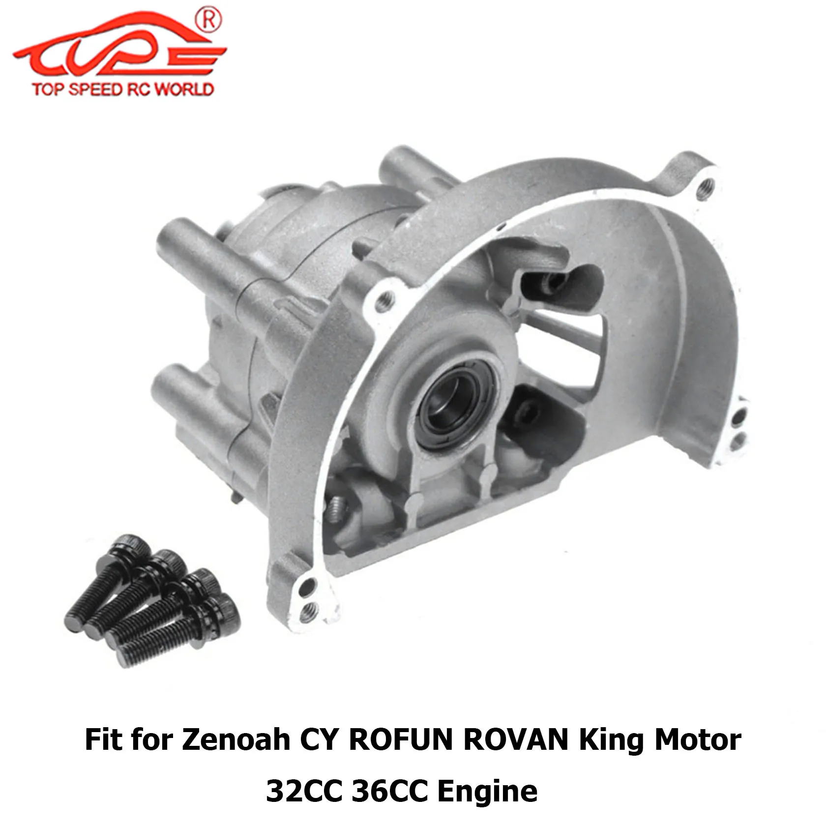 Carter de moteur à 4 boulons avec joint d'huile de roulement, pour 1/5 Rc Hpi Rofun Km Rovan Baja Losi 5ive-T DBXL MCD DTT QL FG Redcat