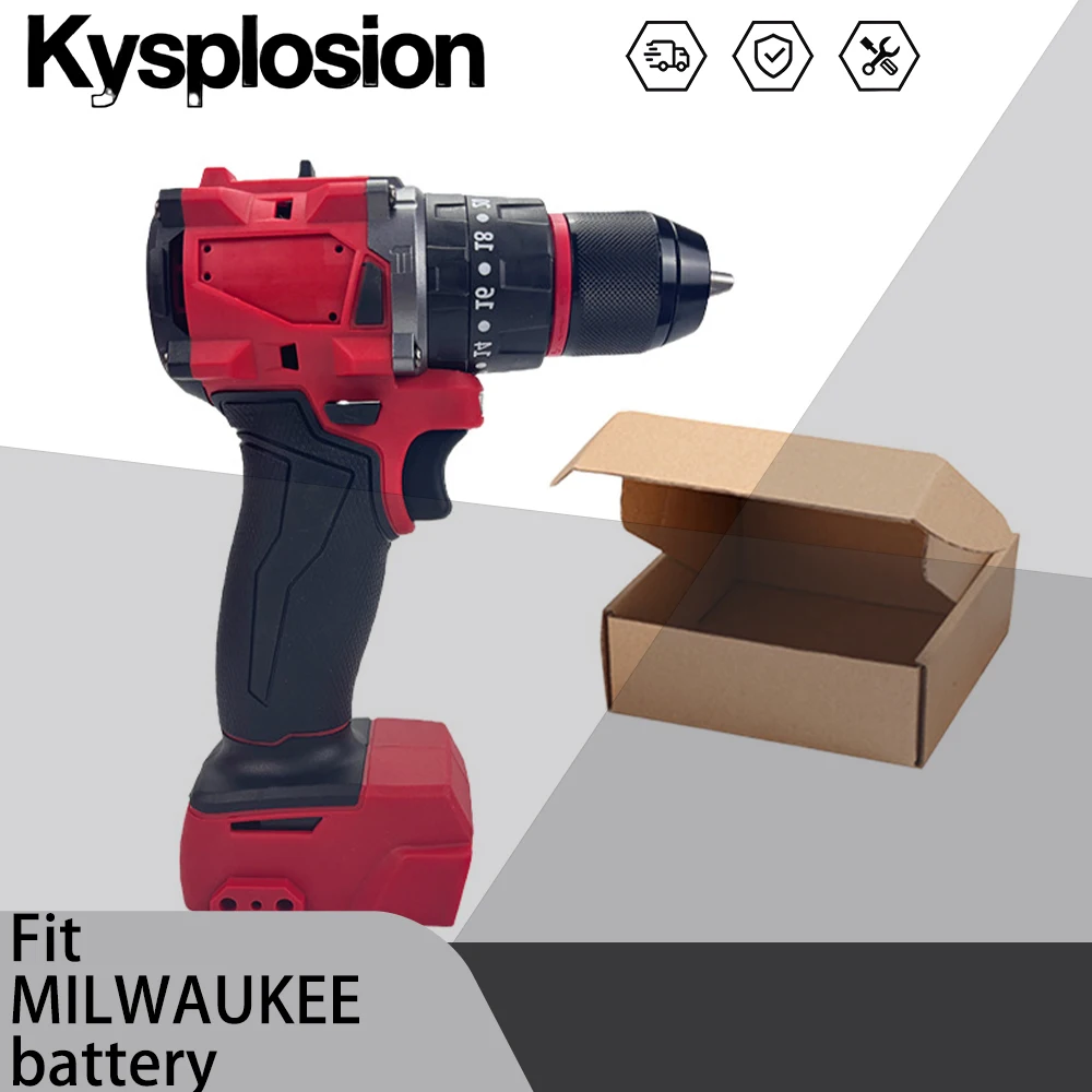 

Small Electric Drill 150N.m brushless Cordless Impact Drill of Decoration Team For Milwaukee 18V Battery Power Tools