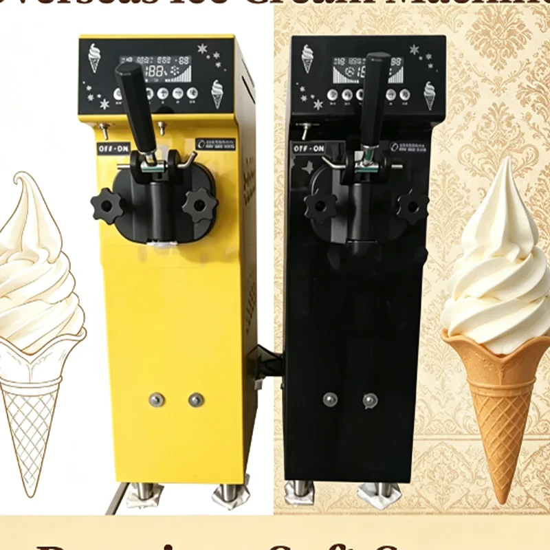 Commercial Automatic Color Stainless Steel Soft Serve Mini Homemade Ice Cream Making Machine with Water for Sale
