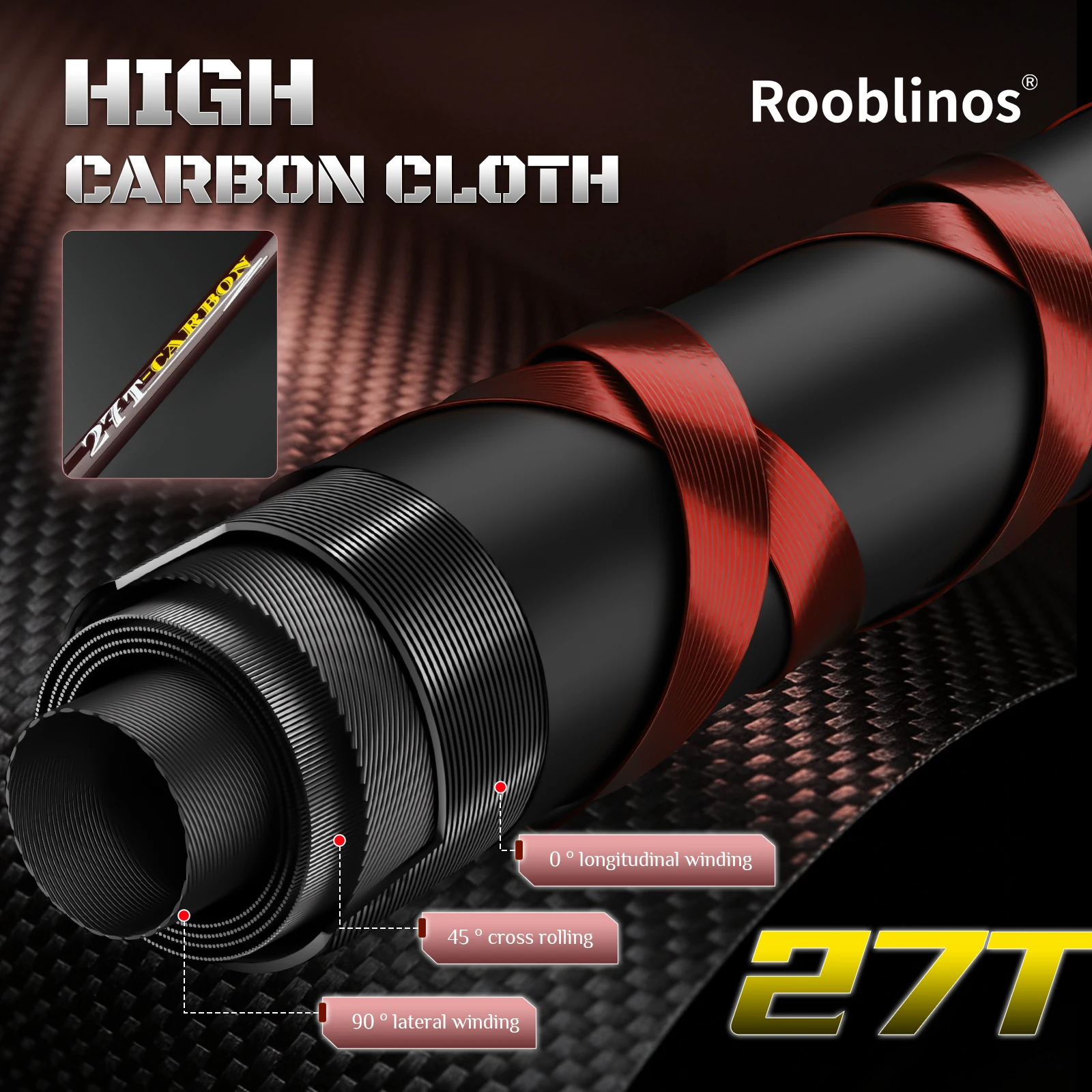 Rooblinos Caña de Mosca Ultraligera 4/5wt 9 pies - imagen 2