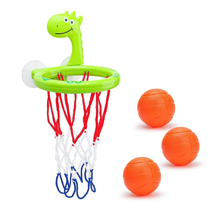 

Bathtub Basketball Hoop 4pcs Suction Cup Basketball Hoop Cartoon Design Suction Cup Basketball Hoop Portable And Interactive