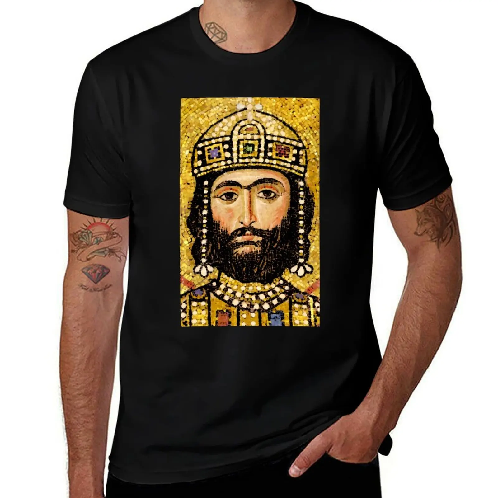 

Alexios I Komnenos T-Shirt cotton t shirts man 100% g man t shirts for men T-Shirt