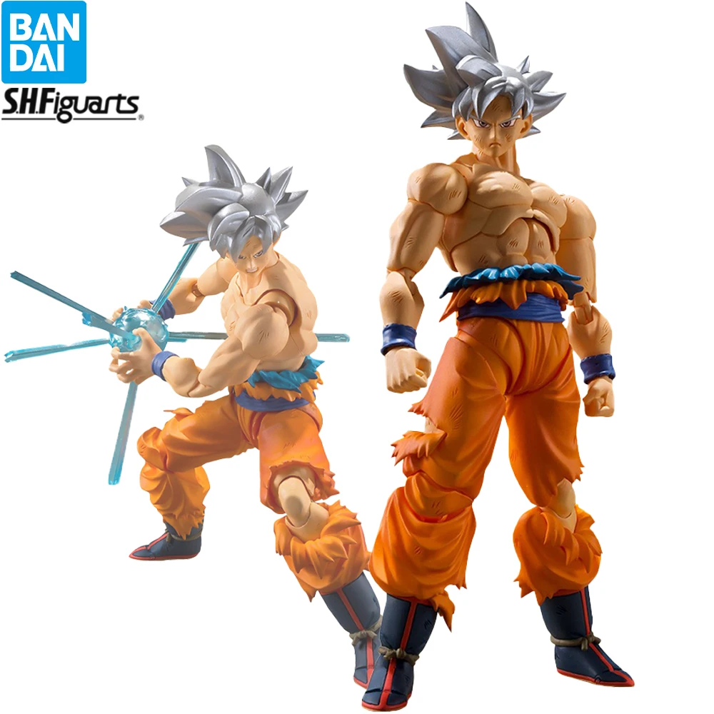 

BANDAI S.H.Figuarts Dragon Ball Super Son Goku Ultra Instinct 1/12 Action Doll Collectible Anime Figure Model Toy Gift