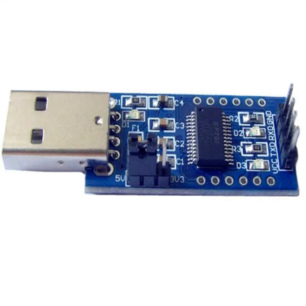 

FT232RL USB-to-TTL Module Half-duplex Signal Transmission Low-latency Conversion Module with Power/Signal Indicator Light