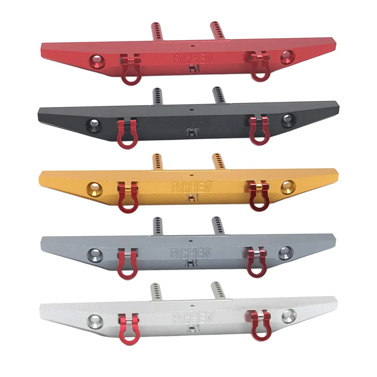 Metall-Heckstoßstangen-Ersatz für SCX10 90046 90047 1/10 RC Hobby Car Crawler DIY Trucks